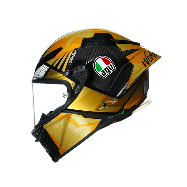 激レア トロピカルタイダルウェーブ　WCS ワールドチャンピオン イタリア語 勝者の証であるゴールドカラーをまとったチャンピオンヘルメット